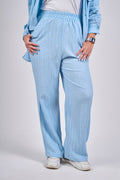 Summer pants in shade blue